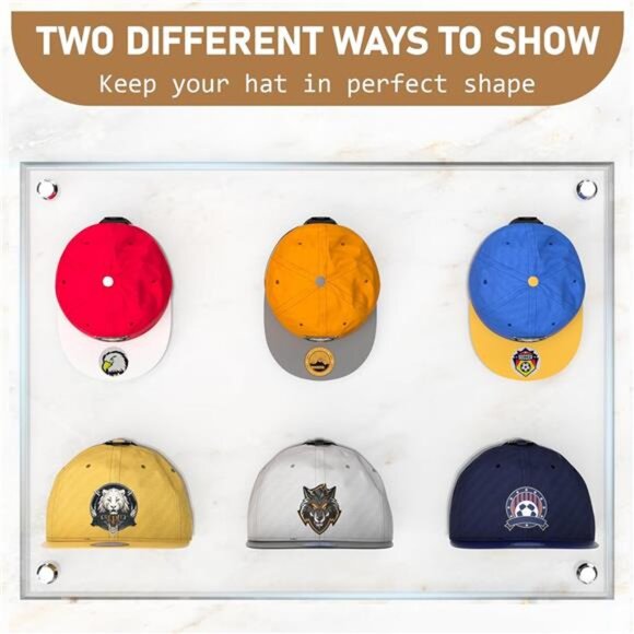 22 Pack Adhesive Hat Hooks for Wall, Super Strong Hat Rack for Baseball Caps - Picture 9 of 14